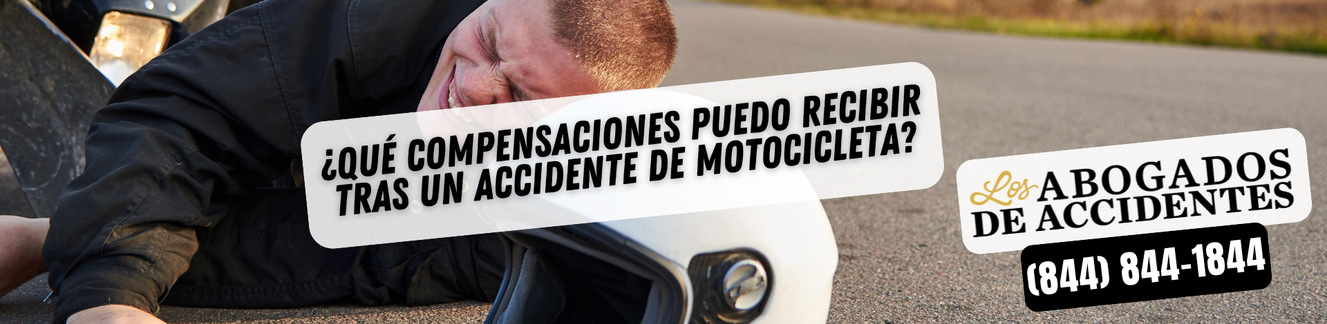 ¿Qué compensaciones puedo recibir tras un accidente de motocicleta?