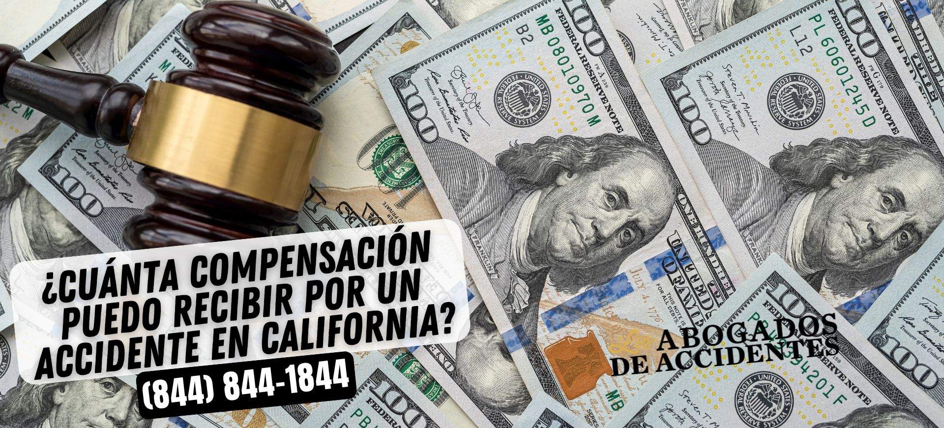 ¿Cuánta compensación puedo recibir por un accidente en California?