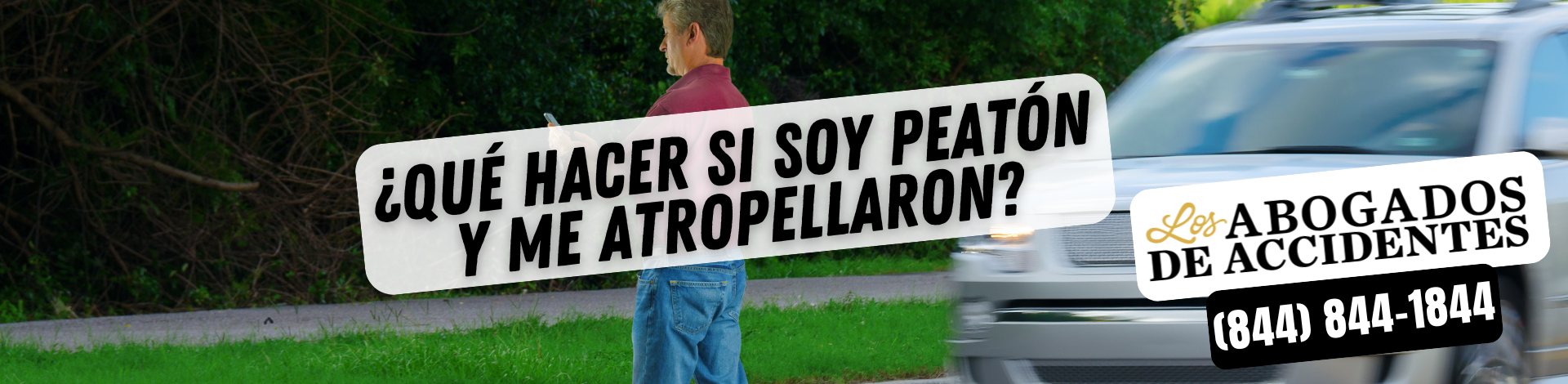 ¿Qué hacer si soy peatón y me atropellaron?