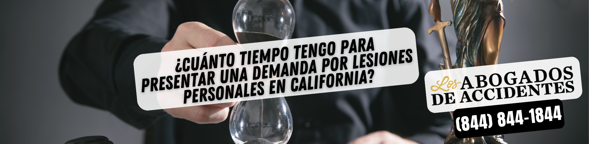 ¿Cuánto tiempo tengo para presentar una demanda por lesiones personales en California?